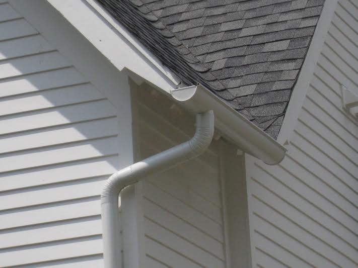 roof gutter work